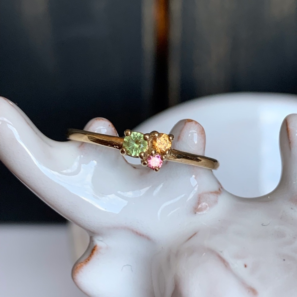 3 Cluster Ring 10K NWOT